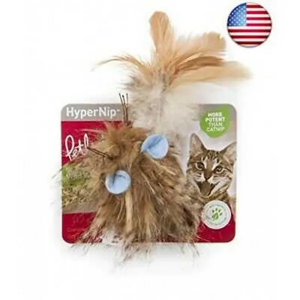 1ea Quaker Petlinks Happynip Wild Wooly Long Tailed Mouse Cat Toy - Health/First Aid